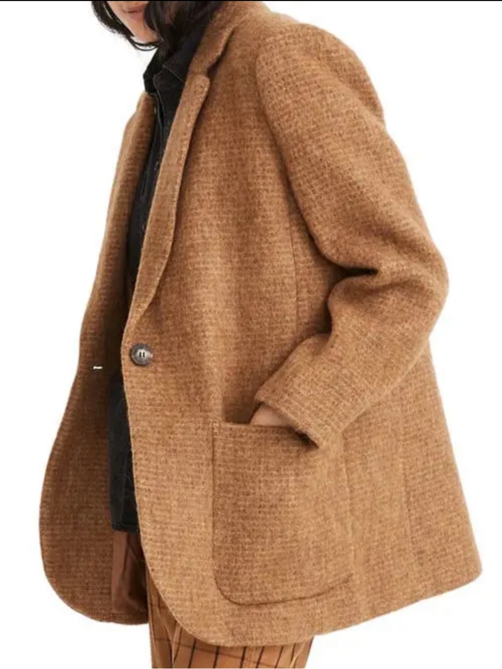 Madewell Larsen Bouclé Blazer Size M - Picture 3 of 13